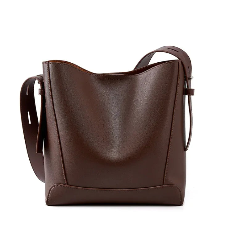 Bolso de hombro de cuero