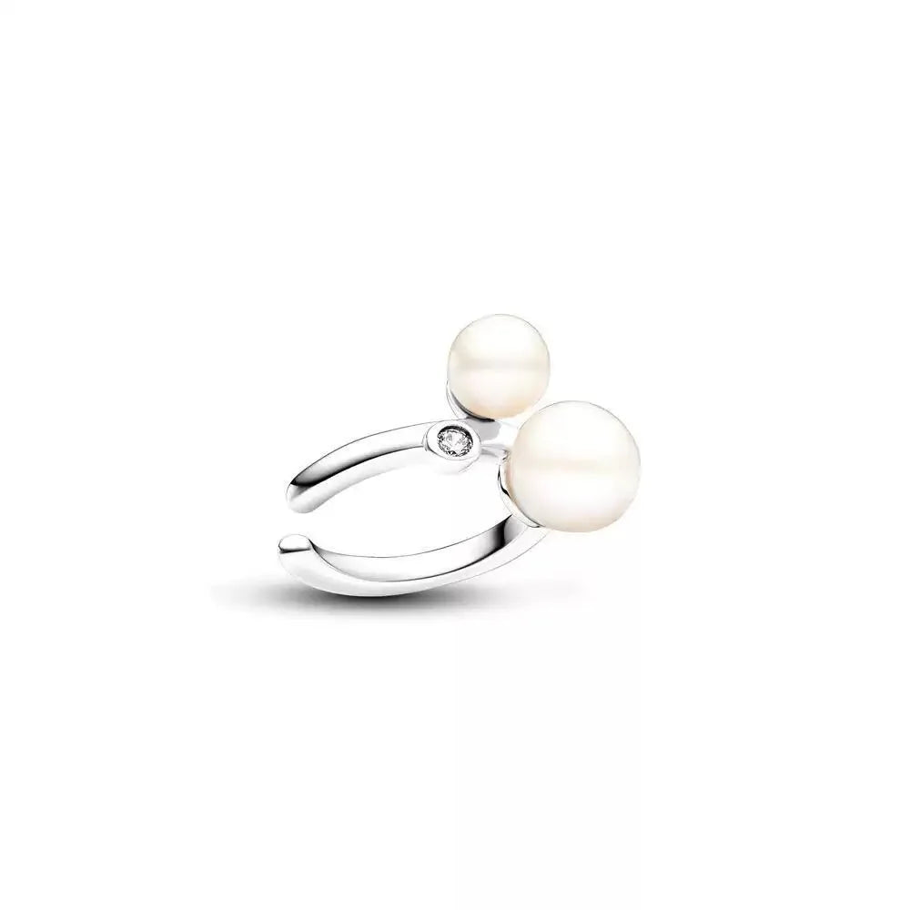 2025 Fashion 925 Sterling Silver Series Gold Pearl Irregular Organic Pearl Charm Earrings Necklace For Mother's Jewellery Gift